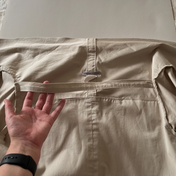 Sarah Pacini Khaki Jacket with Buckle Closure - Picture 8 of 9